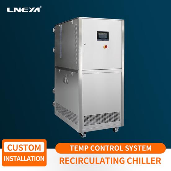 What are the temperature control performance of laboratory recirculating chillers (Image 1)