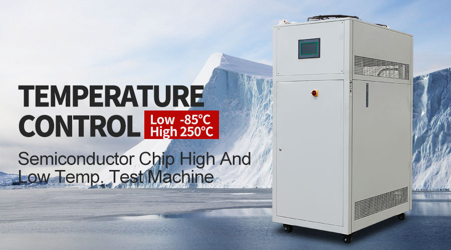 Temperature control system for controlling integrated circuit chip test temperature (Image 1)