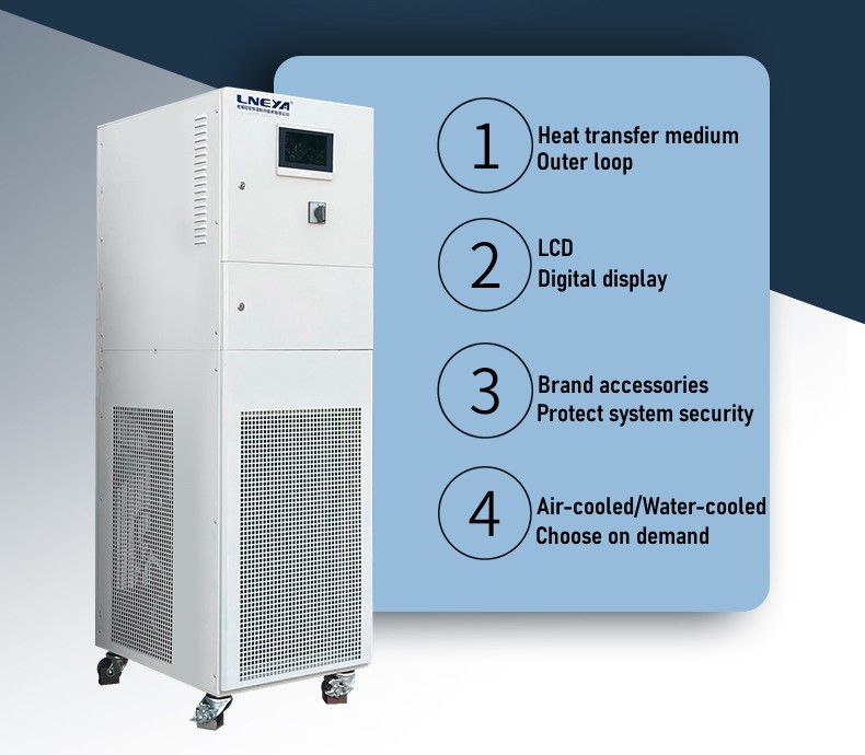 Closed laboratory circulator enameled mixing tanks refrigeration and heating system (Image 1)